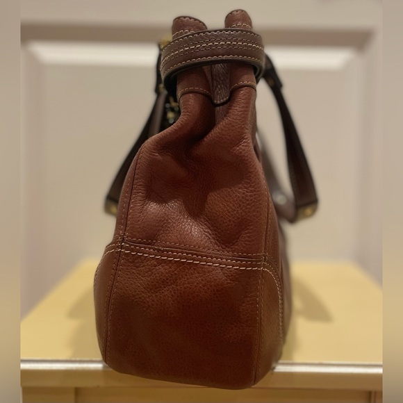 COACH Hampton Leather Carryall (Brown) - Picture 7 of 13